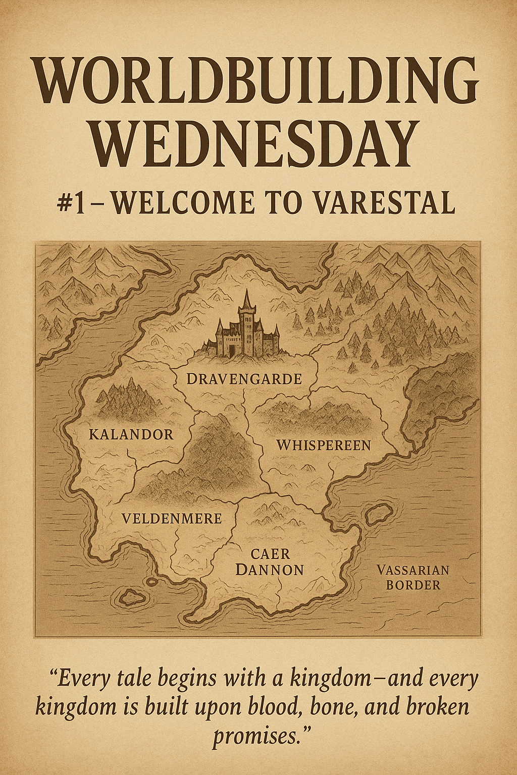 Worldbuilding Wednesday #1: Welcome to Varestal