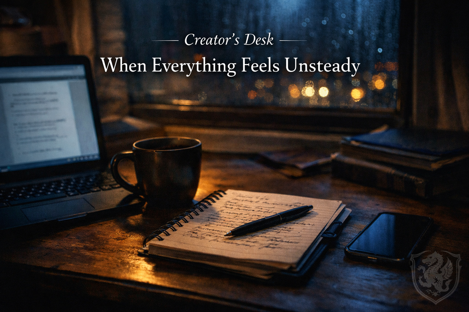 Creator’s Desk — When Everything Feels Unsteady